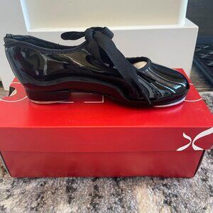 NEW! Capezio Patent "Jr. Tyette" Black Tap Shoe
